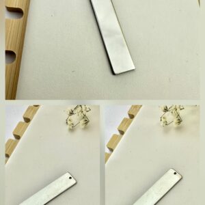DIJE RECTANGULAR PLATEADO