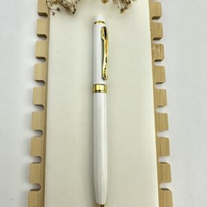 Bolígrafo blanco deluxe