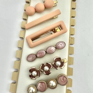 Kit de ganchitos rosados