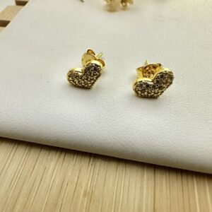 Topito mini corazón con zircón