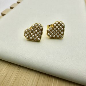 Topito corazón perla