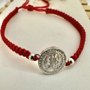Medalla San benito abad plata