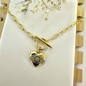 BROCHE Y CORAZON